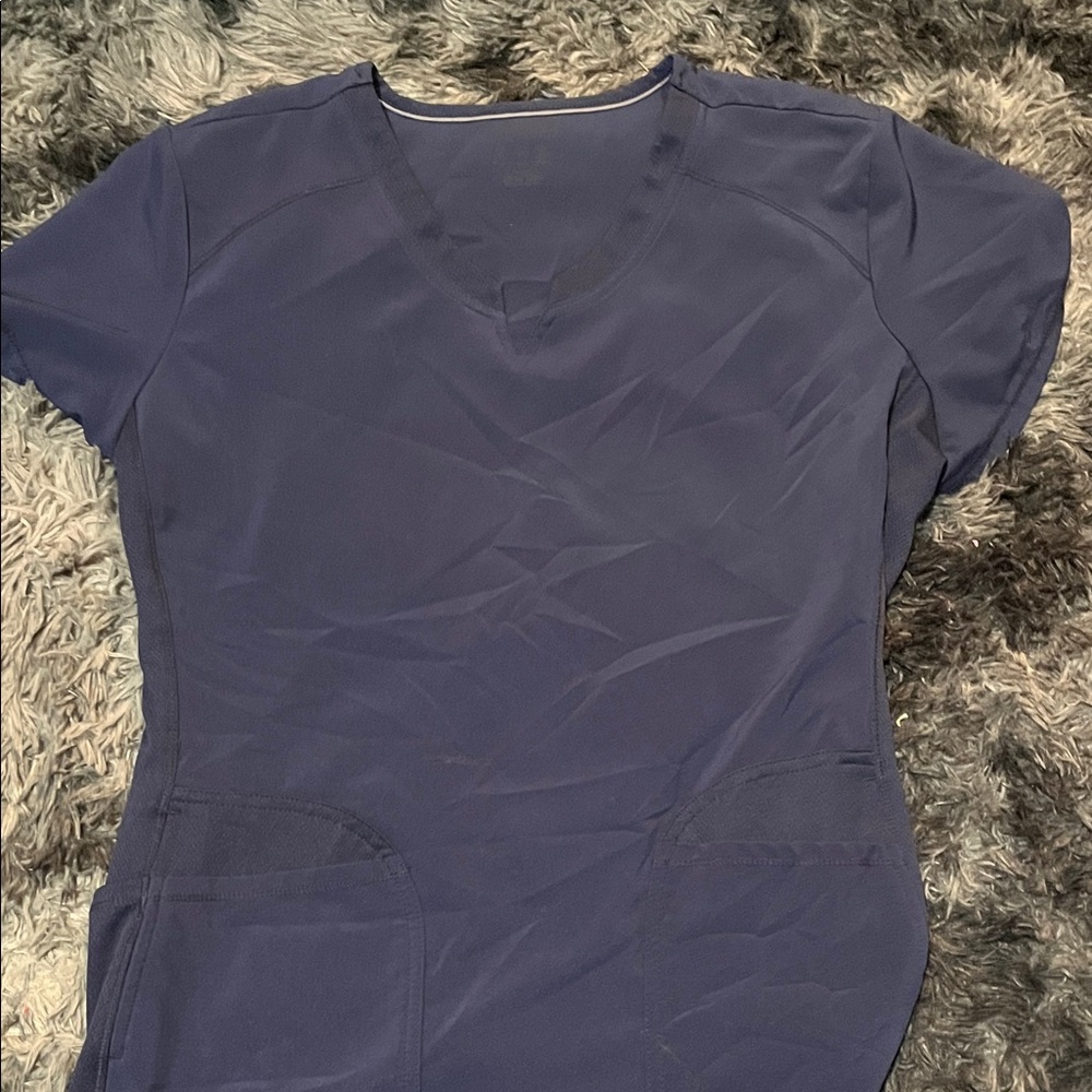 Navy Blue Women's scrub top